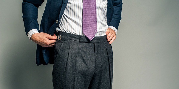 quần tây nam xếp ly