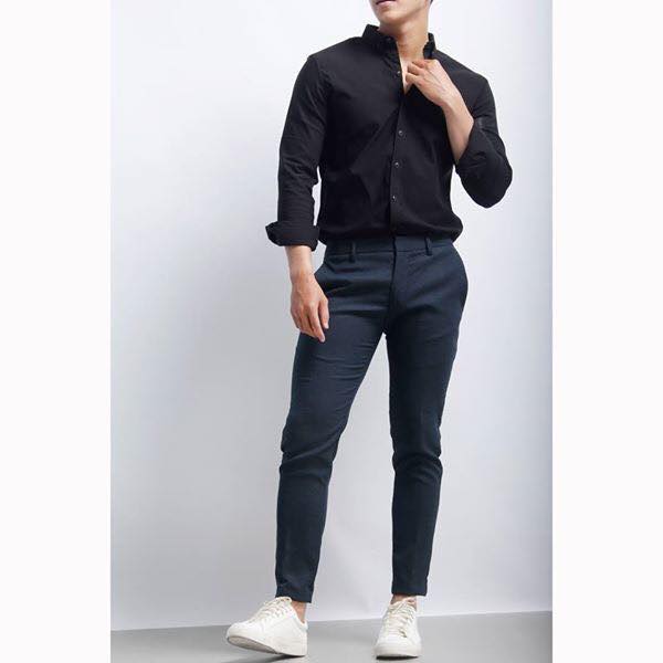 cách mặc quần tây nam đẹp
