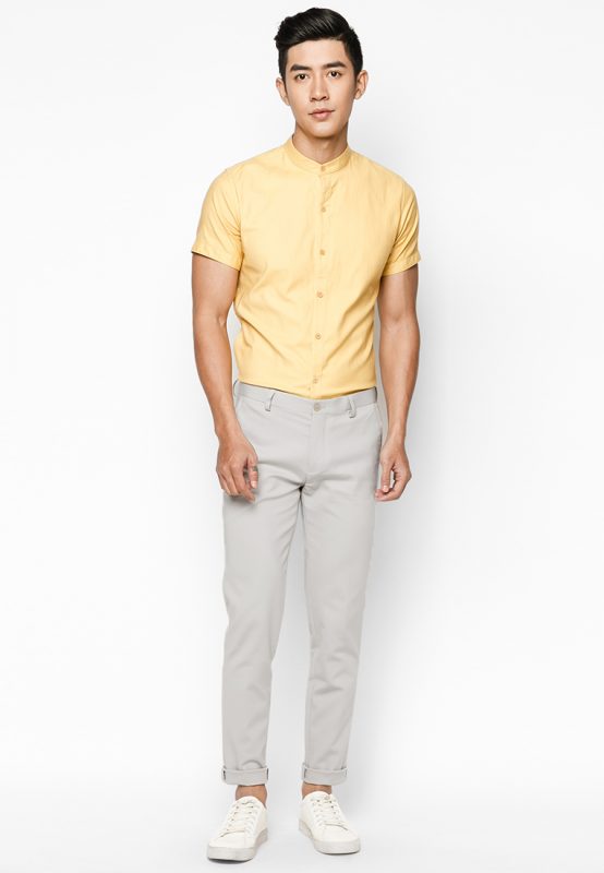 Quần tây ống côn cho nam-2