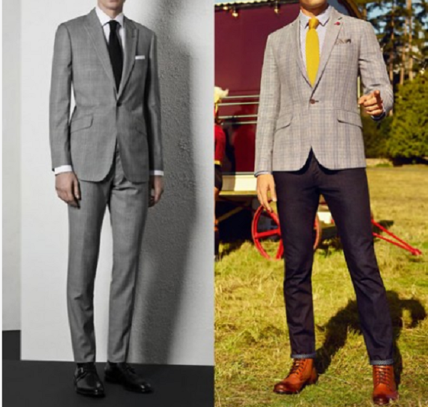 Phong cách vest cưới nam carô bản nhỏ