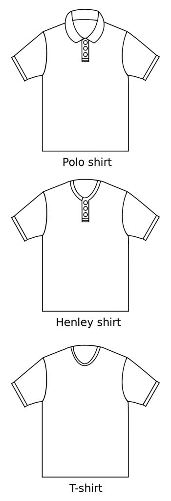 kiểu dáng áo thun
