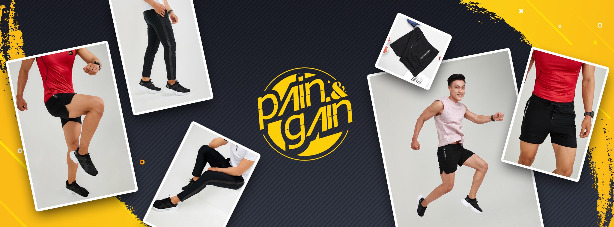 quần áo tập gym nam Pain&gain